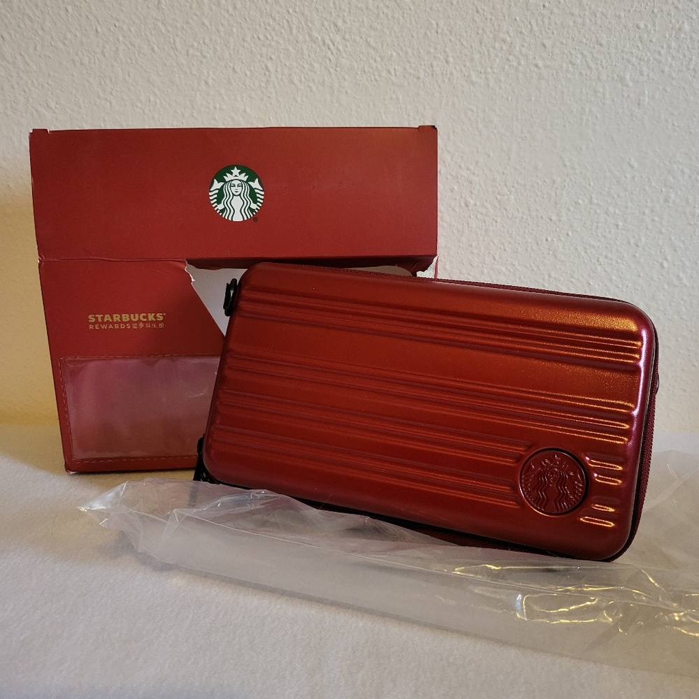 Starbucks Red Hard Case Handbag